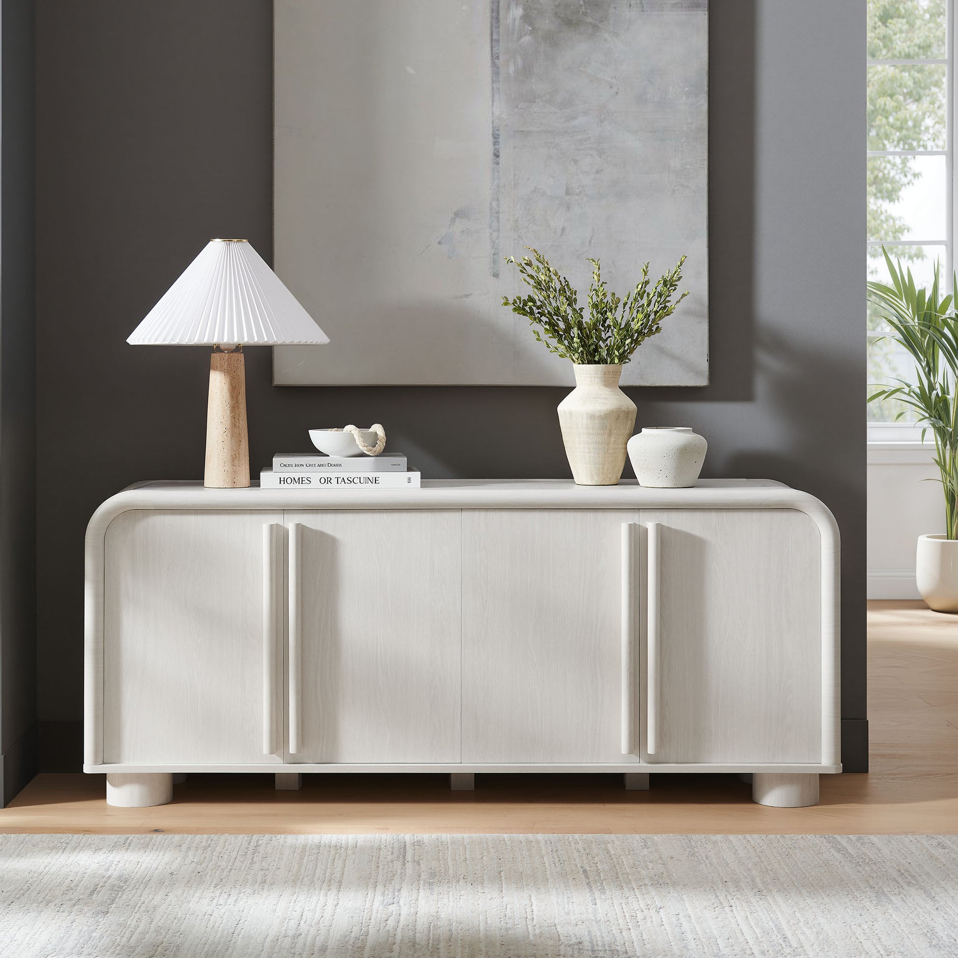 Bellamy Curved 4-Door Sideboard Cabinet by Modway EEI-7315 FredCo