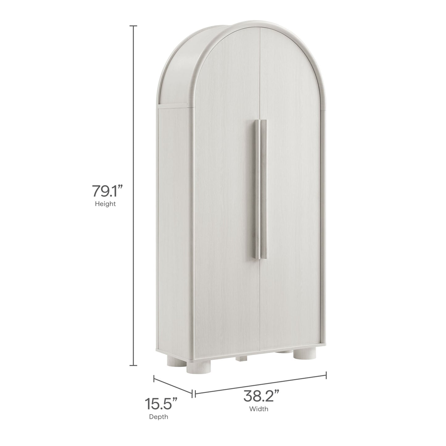 Bellamy Tall Arched Storage Cabinet by Modway EEI-7313 FredCo