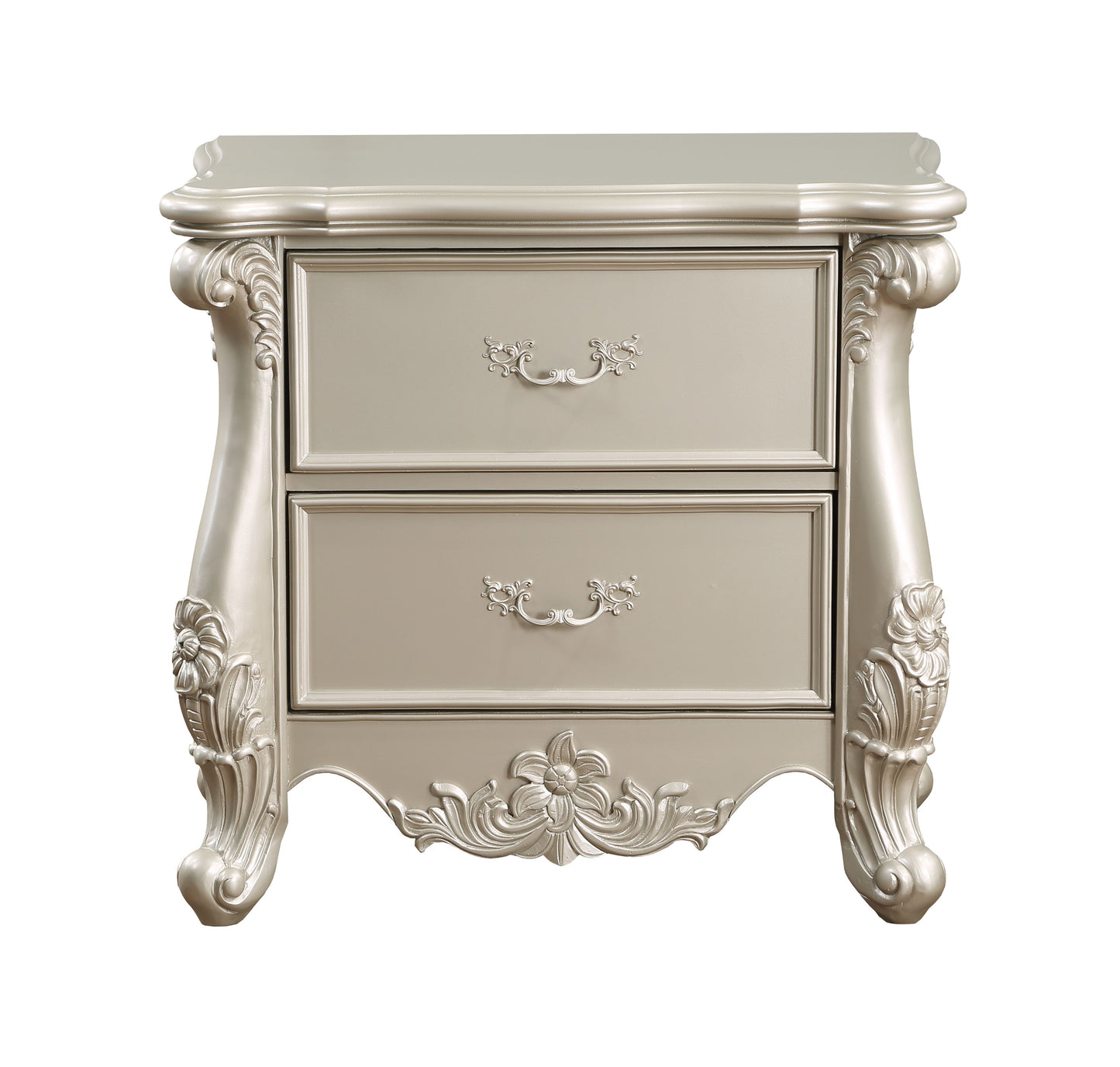Bently Champagne Finish Nightstand FredCo