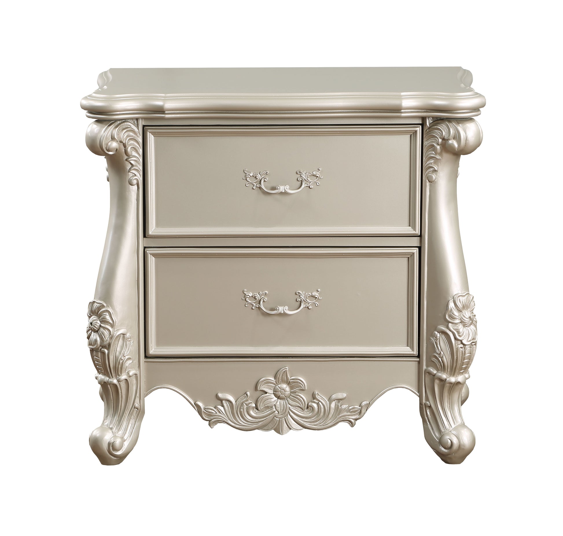 Bently Champagne Finish Nightstand FredCo