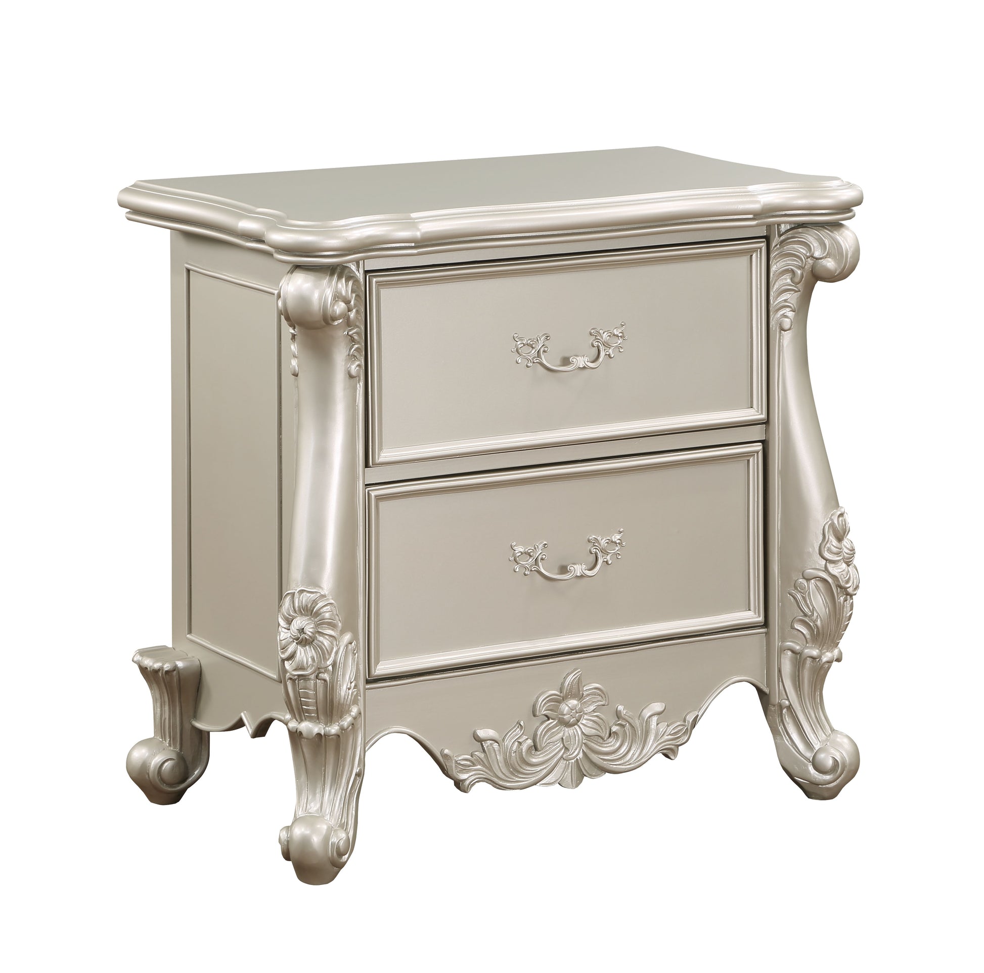 Bently Champagne Finish Nightstand FredCo