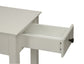 Bertie White Finish Accent Table FredCo
