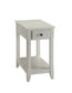 Bertie White Finish Accent Table FredCo