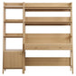 Bixby 2-Piece Wood Office Desk and Bookshelf, EEI-6111 FredCo