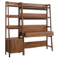 Bixby 2-Piece Wood Office Desk and Bookshelf, EEI-6111 FredCo