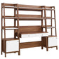 Bixby 3-Piece Wood Office Desk and Bookshelf, EEI-6114 FredCo