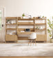 Bixby 3-Piece Wood Office Desk and Bookshelf, EEI-6115 FredCo
