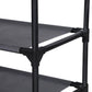 Black Fabric Shoe Rack FredCo