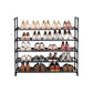 Black Fabric Shoe Rack FredCo