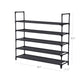 Black Fabric Shoe Rack FredCo