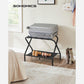 Black Foldable Luggage Rack FredCo