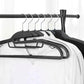 Black Plastic Hangers Set FredCo