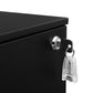 Black Steel File Cabinet FredCo
