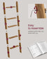 Blanket Ladder Decorative Farmhouse for The Living Room FredCo