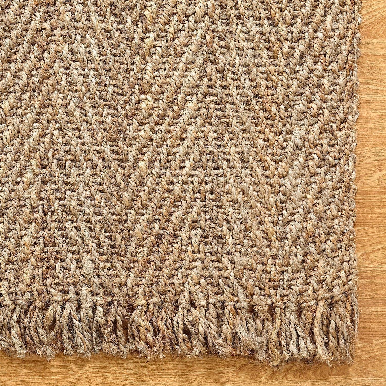 Bohemian Hand Woven Eco-Friendly Modern Jute Rug FredCo