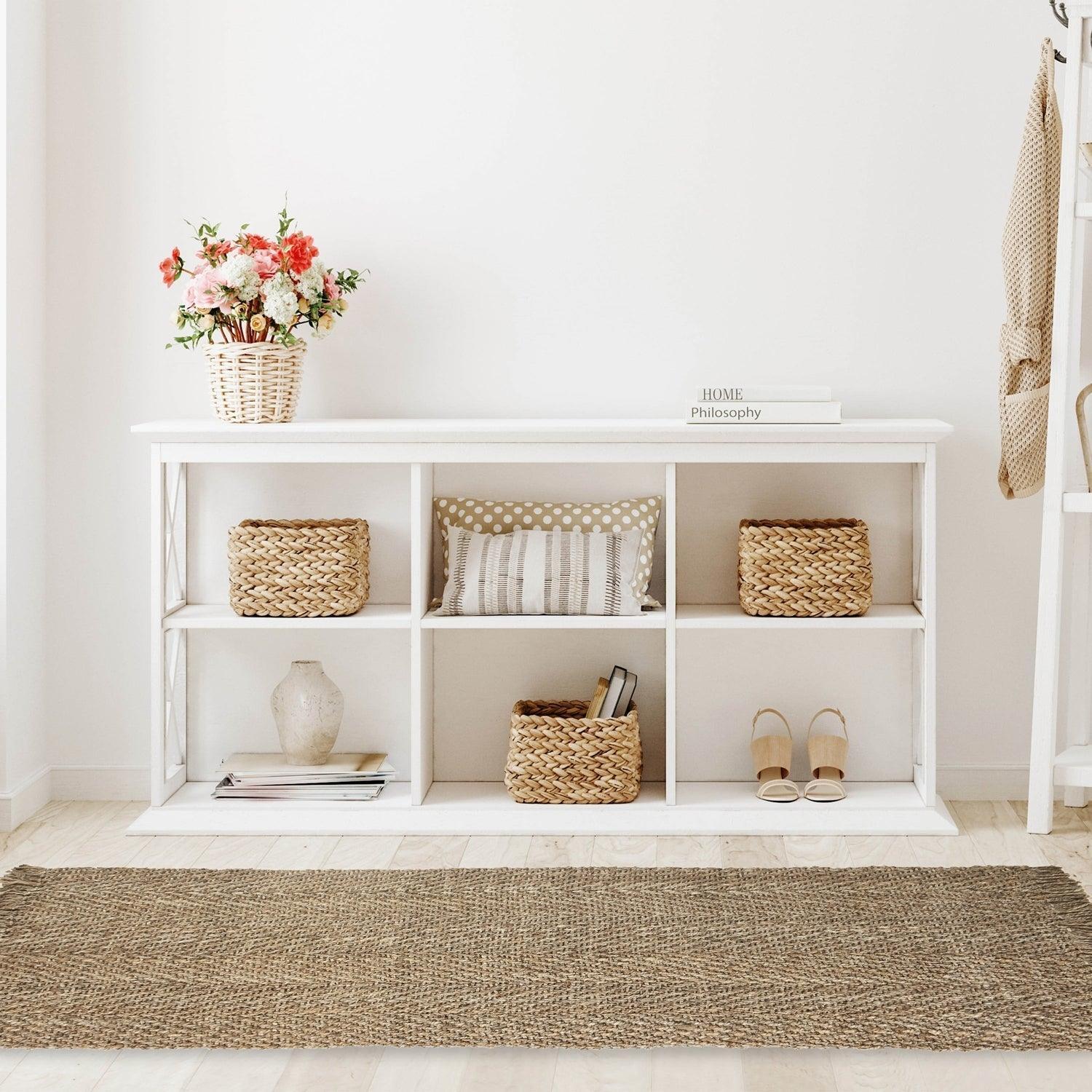 Bohemian Hand Woven Eco-Friendly Modern Jute Rug FredCo