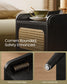 BOHOVEN Collection - Nightstand with Charging Station Rattan-Like Ebony Black FredCo