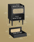 BOHOVEN Collection - Nightstands Set of 2 Rattan-Like Ebony Black FredCo