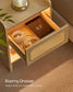 BOHOVEN Collection - Nightstands Set of 2 Rattan-Like Oak Beige FredCo