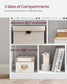 Bookshelf with 11 Storage Compartments FredCo