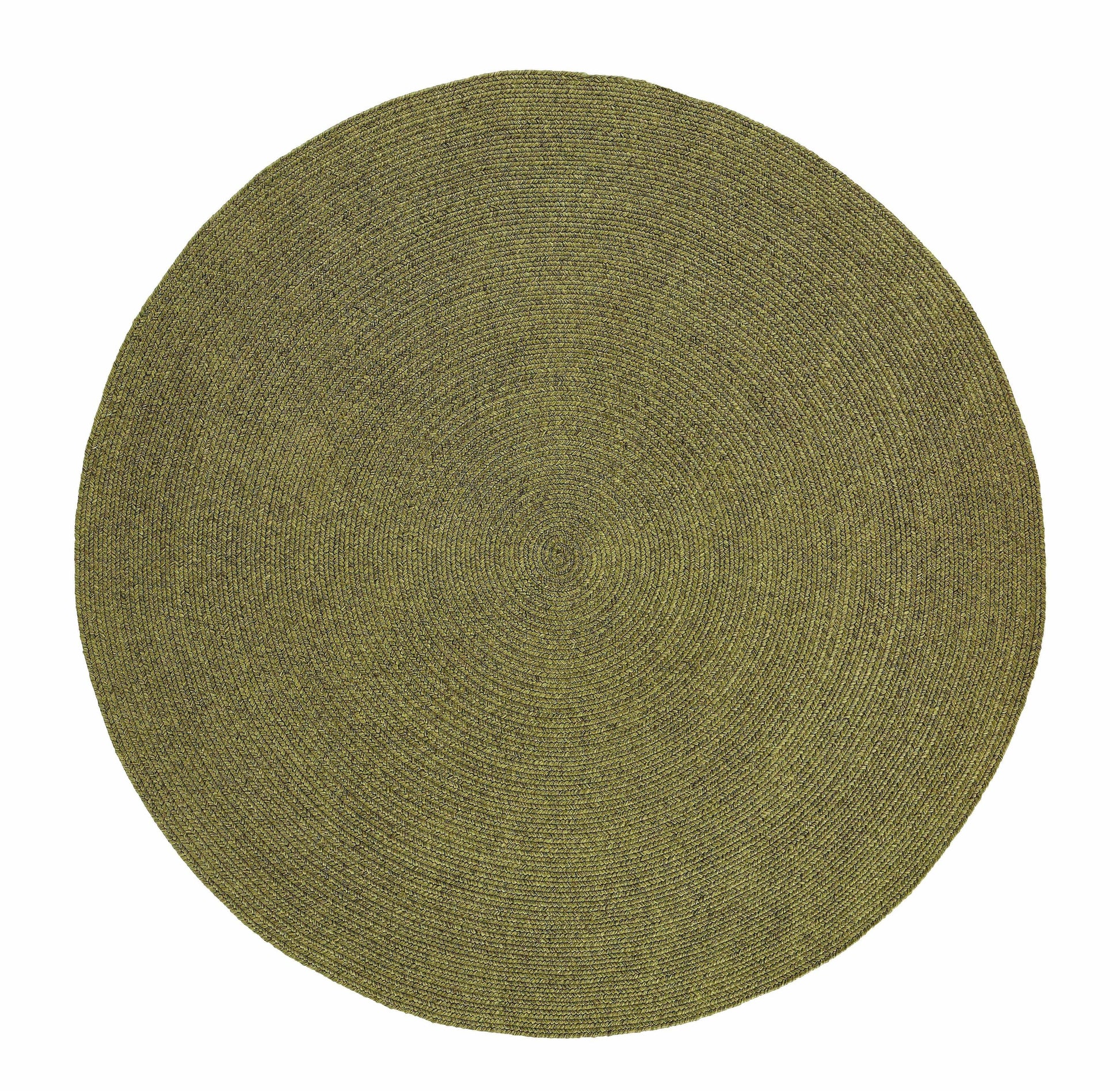 Braided Outdoor Reversible Solid Oval/Round Rug FredCo