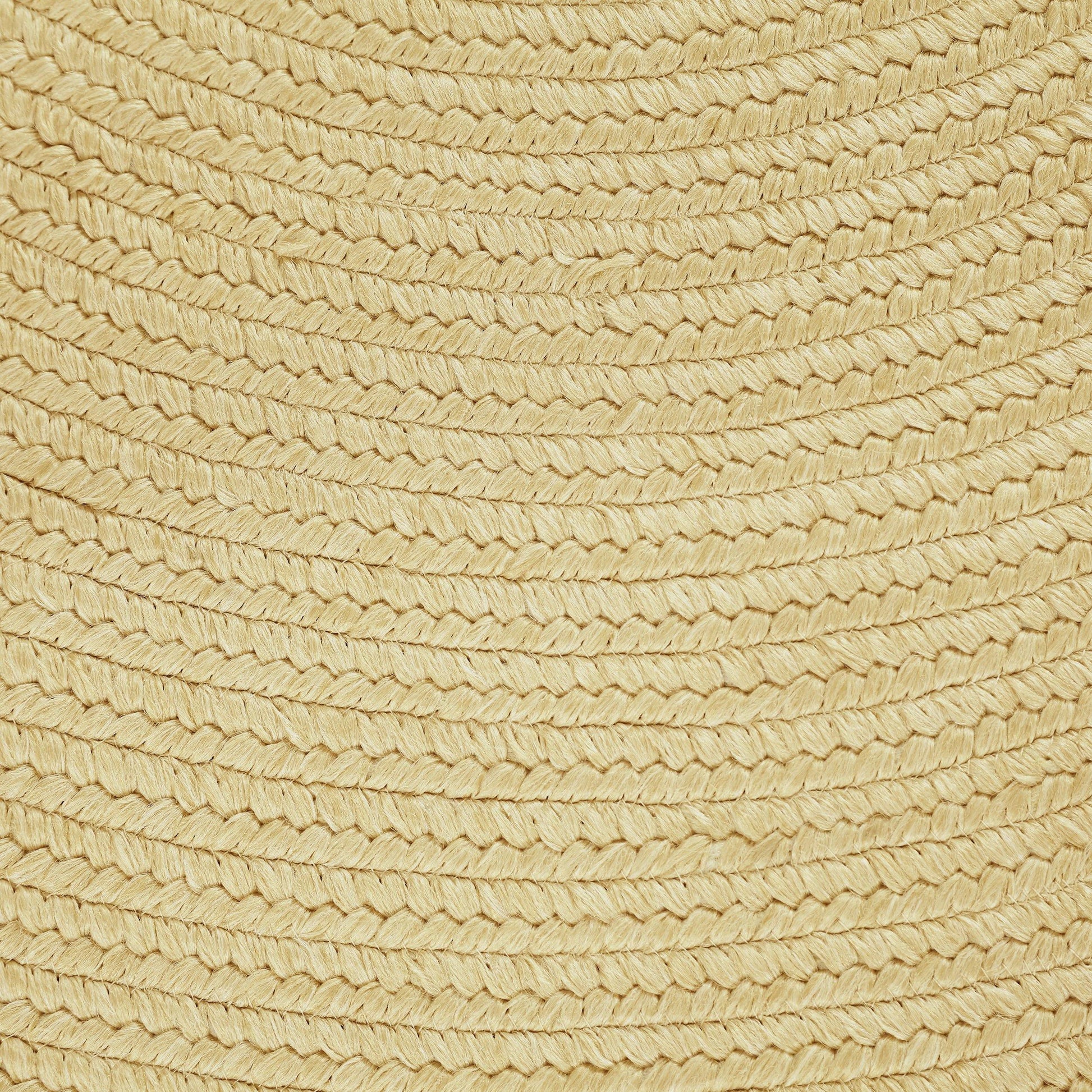 Braided Outdoor Reversible Solid Oval/Round Rug FredCo