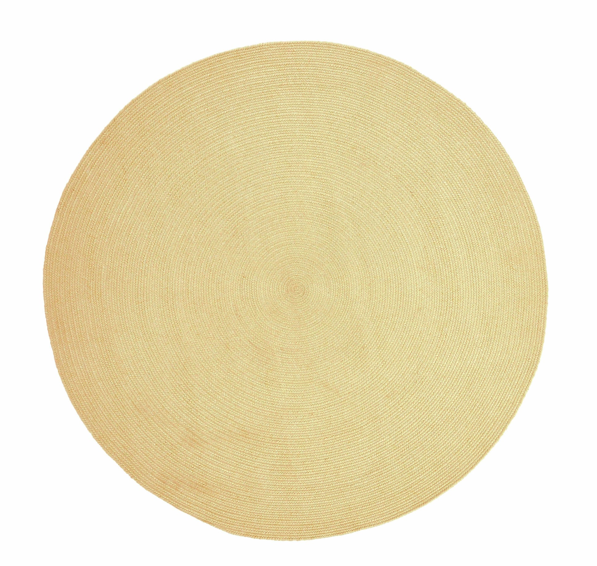 Braided Outdoor Reversible Solid Oval/Round Rug FredCo