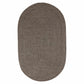 Braided Outdoor Reversible Solid Oval/Round Rug FredCo