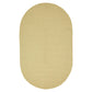 Braided Outdoor Reversible Solid Oval/Round Rug FredCo