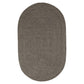 Braided Outdoor Reversible Solid Oval/Round Rug FredCo