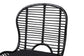 Brenna Modern Bohemian Black Finished Wood and Rattan 5-Piece Dining Set FredCo