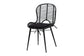 Brenna Modern Bohemian Black Finished Wood and Rattan 5-Piece Dining Set FredCo