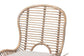 Brenna Modern Bohemian Greywashed Rattan and Natural Brown Finished Wood 5-Piece Dining Set FredCo