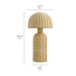 Briar Rattan Table Lamp by Modway EEI-7191 FredCo