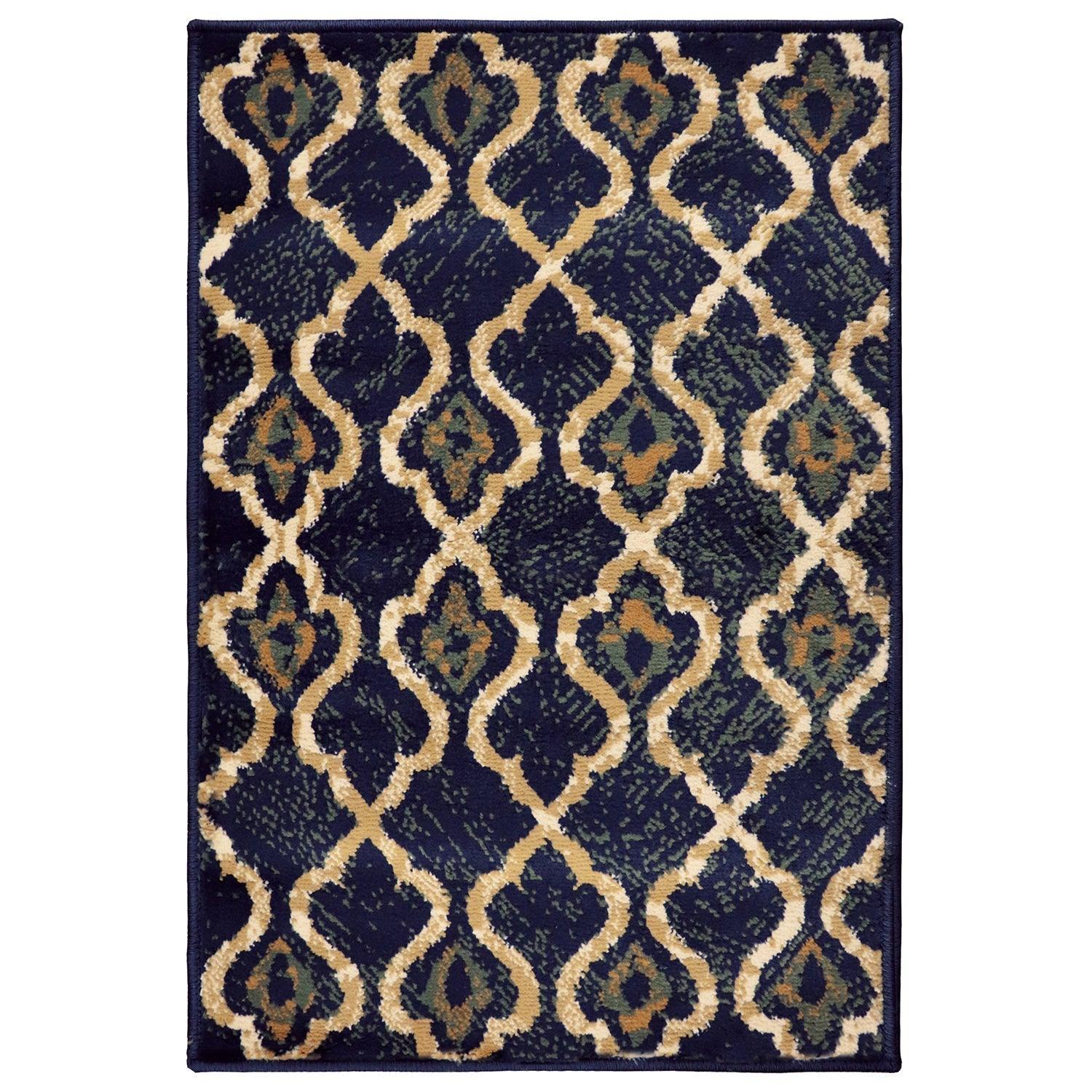 Brighton Mid-Century Trellis Rug FredCo