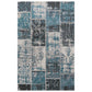 Brighton Oriental Contemporary Distressed Cotton-Blended Rug FredCo