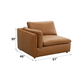 Brighton Top Grain Leather 5 Pieces Modular Sectional FredCo