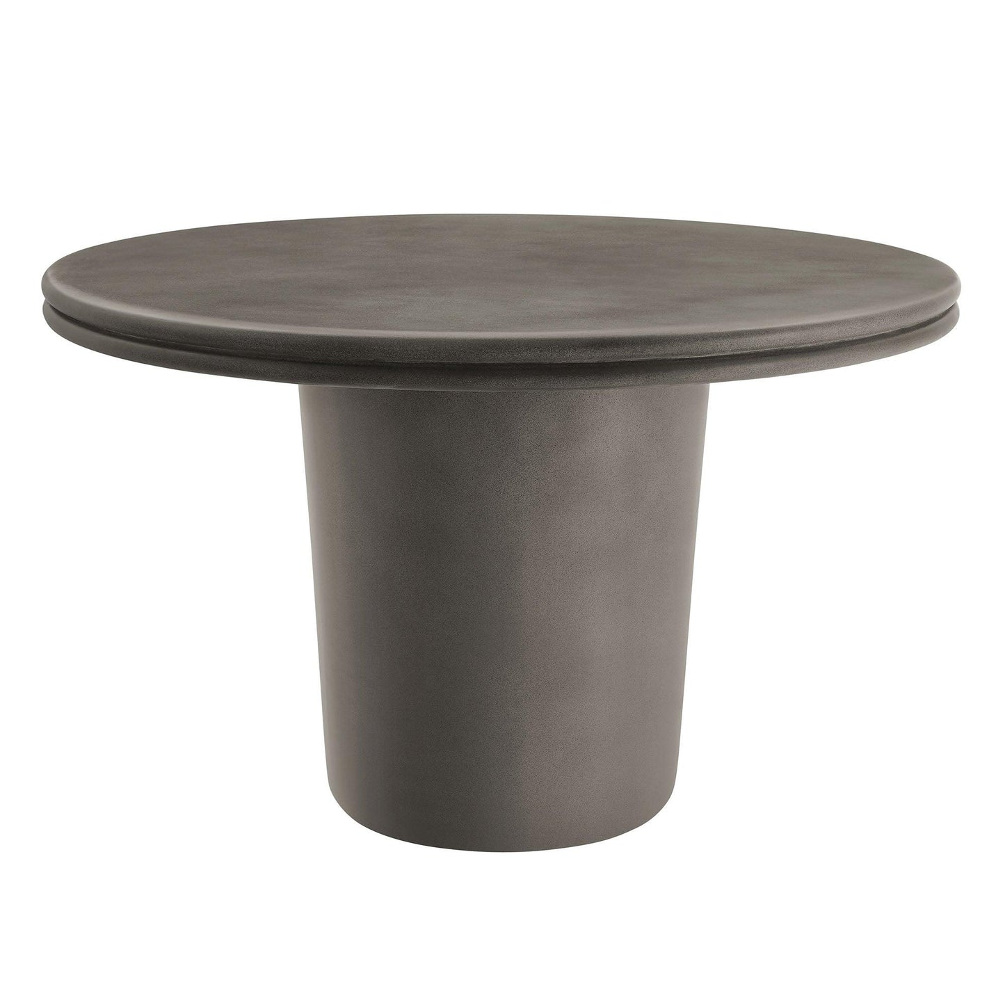 Brion 48" Indoor - Outdoor Patio Concrete Round Dining Table by Modway FredCo