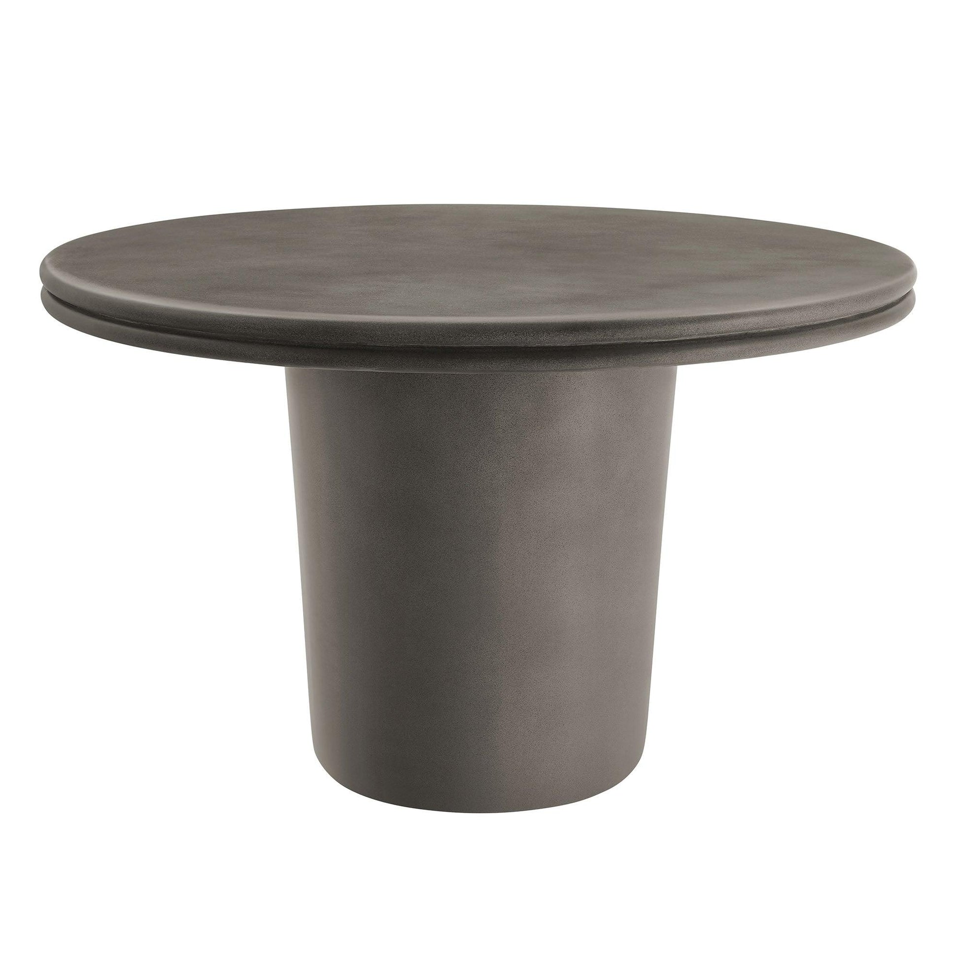 Brion 48" Indoor - Outdoor Patio Concrete Round Dining Table by Modway FredCo
