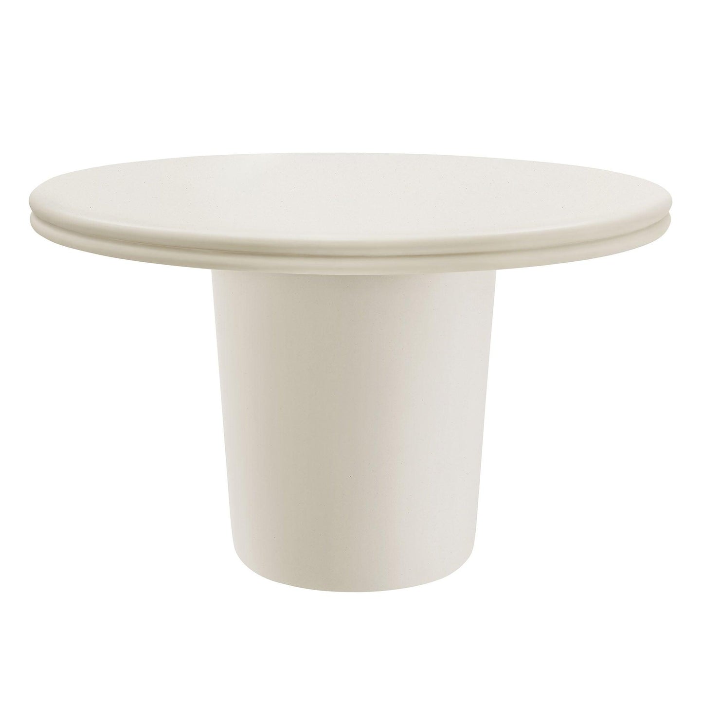 Brion 48" Indoor - Outdoor Patio Concrete Round Dining Table by Modway FredCo