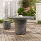 Brion 48" Indoor - Outdoor Patio Concrete Round Dining Table by Modway FredCo