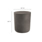 Brion Indoor - Outdoor Patio Concrete Stool by Modway FredCo