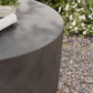 Brion Round Indoor - Outdoor Patio Concrete Coffee Table by Modway FredCo