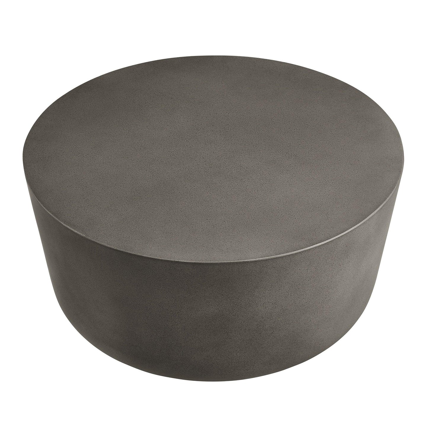 Brion Round Indoor - Outdoor Patio Concrete Coffee Table by Modway FredCo