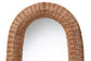 Brisia Natural Rattan Oval Mirror FredCo