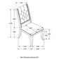 Brockway Rectangular Trestle Dining Set 110291-S7 Coaster FredCo