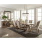 Brockway Rectangular Trestle Dining Set 110291-S7 Coaster FredCo