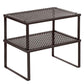 Brown Cabinet Shelf Organizer FredCo