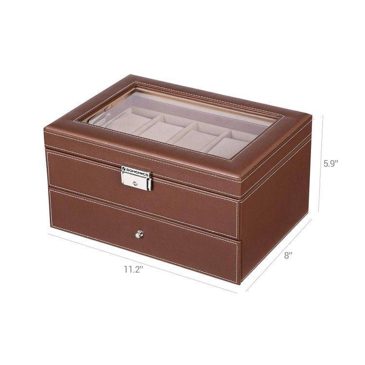 Brown Large Watch Box FredCo