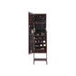 Brown Standing Jewelry Armoire FredCo